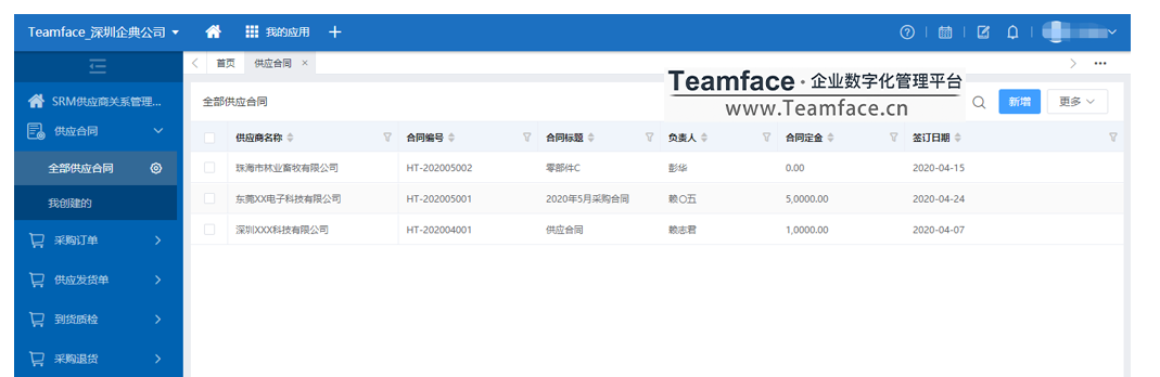 SRM供应商管理常见问题及解决，teamface-企典给你答案